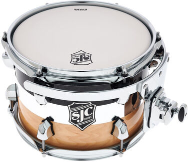 SJC Drums 10""x07"" Tom Tom Tuxedo Silver