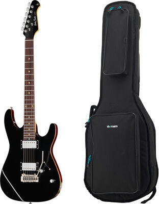 Harley Benton Fusion-III HH EB BK Bundle