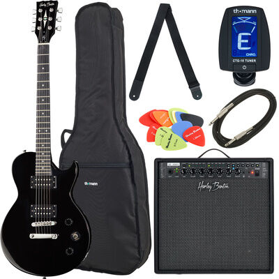 Harley Benton SC-200BK Student Series Bundle