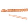 LVYUDS Guiro-instrument Ritme-percussie-instrument, Houten Percussie- En Krabinstrument for Kinderen, Houten Guiro Schraper, Instrument for Vroeg Onderwijs