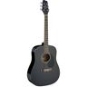 Stagg SA20D BLK Dreadnought Akoestische Gitaar Zwart