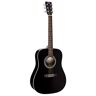 SX Dreadnought 4/4 gitaar, zwart