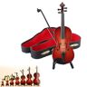 WUIJHIKC Tiny Violin with Sound, Tiny Violin with Sound Sob Story, Worlds Smallest Violin Toy with Sound, Tiny Violin, Tiny Violin Keychain with Sound, Mini Musical Instrument (6.3in(Make no sound))