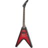 Epiphone Dave Mustaine Flying V Prophecy Aged Dark Red Burst elektrische gitaar met koffer