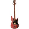 Fazley Outlaw Series Peacemaker Plus Red elektrische basgitaar met gigbag