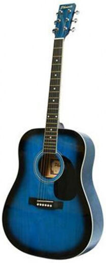 Phoenix gitaar Western 001 dreadnought 105 cm blauw - Blauw