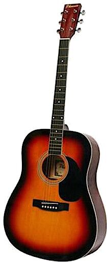 Phoenix gitaar Western 001 vintage dreadnought 105 cm bruin - Bruin