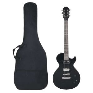 vidaXL Elektrisk gitar for nybegynnere med veske svart 4/4 39