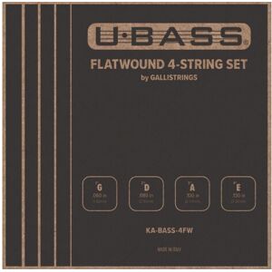 Gallistrings Kala U-Bass Flatwound String Set, 4-String