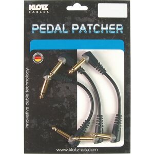 Klotz ubalansert pedal patch med vinkel jack 3 stk 15cm