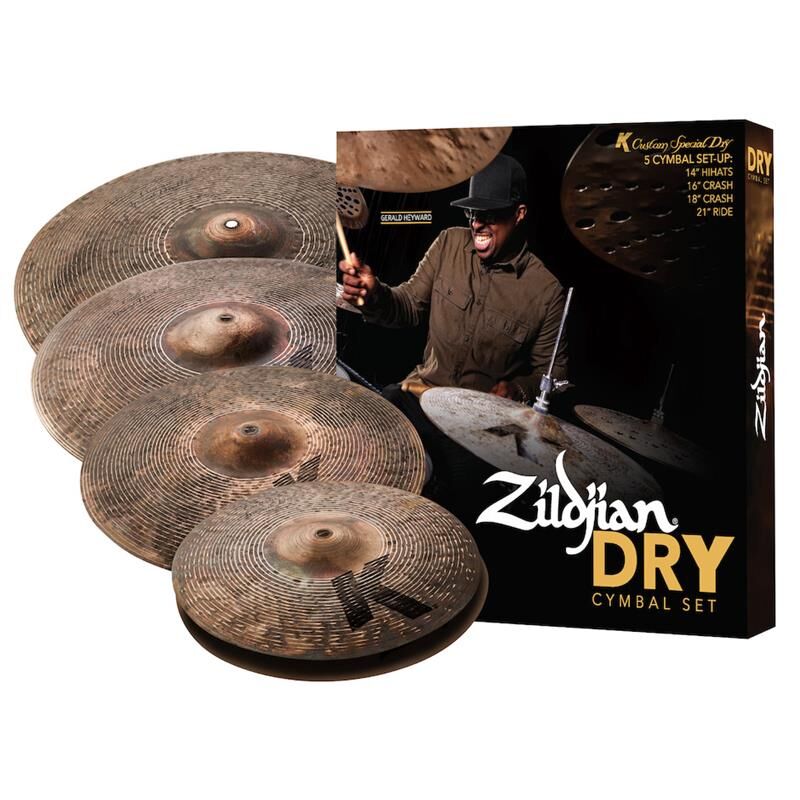 Zildjian Kcsp4681 K Custom Special Dry Promo Set, Hi-Hat/crash/crash/ride