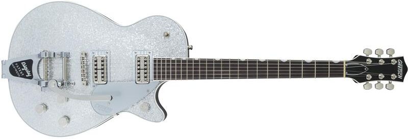 Gretsch G6129t Players Edition Jet Ft Bigsby, Rw, Silver Sparkle