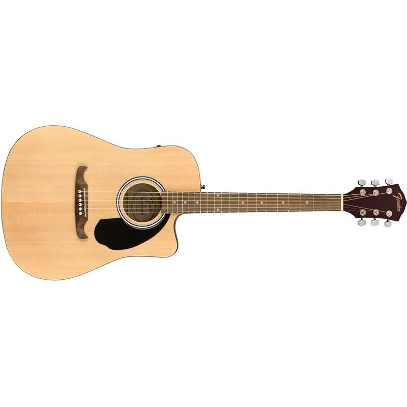 Fender Fa-125ce Dreadnought Natural, Walnut Fingerboard