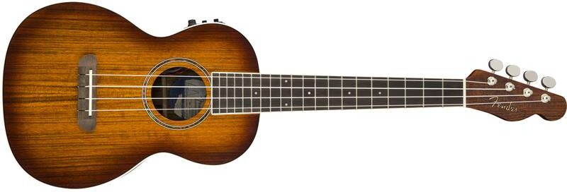 Fender Rincon Tenor Uke V2, Sb Ov Sunburst