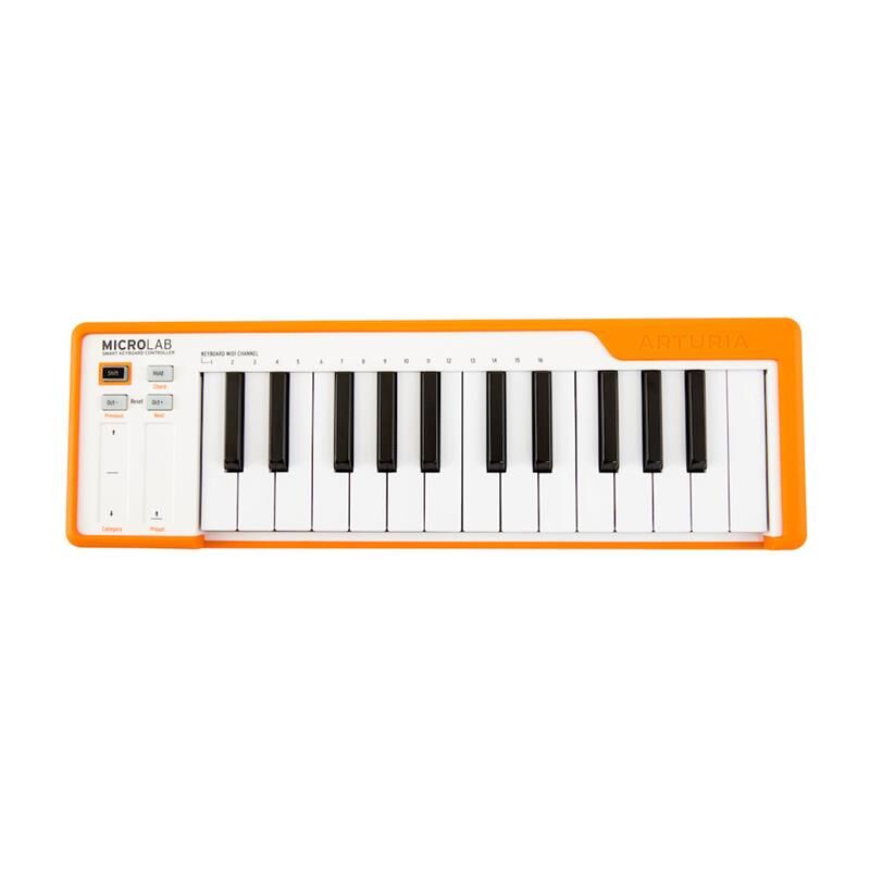 Arturia Microlab Orange Usb Controller Keyboard