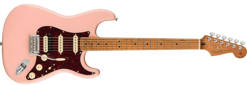 Fender Player Strat Limited Edition Hss Shell Pink, Roasted Maple Neck