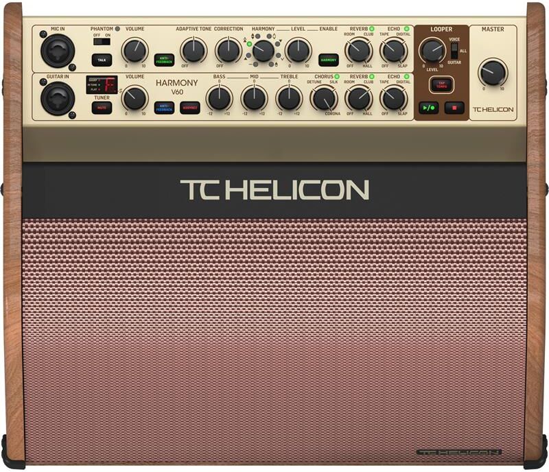 Tc-Helicon Harmony V60 60 Watt 2-Kanalers Ak Gitarforsterker