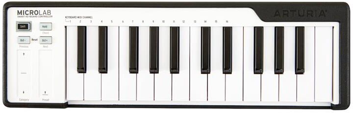 Arturia Microlab Black Usb Controller Keyboard