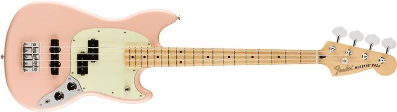 Fender Player Mustang Bass Limited Ed. Shell Pink, Pau Ferro Fingerboard