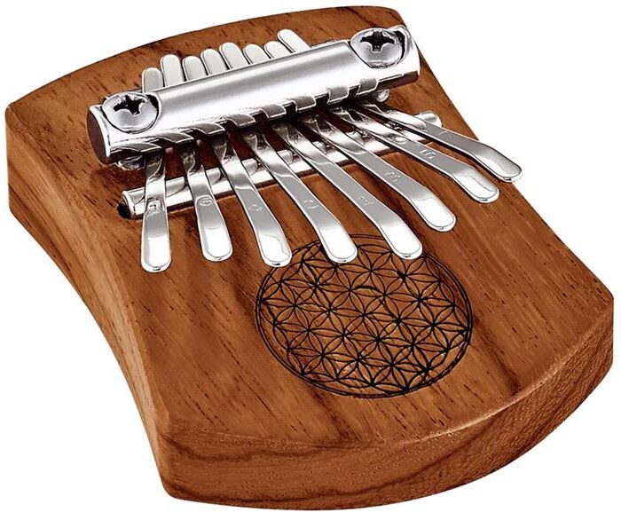 Meinl Sonic Energy Kl802fol Kalimba Mini Solid, C Major 8-Notes, Red Zebrawood