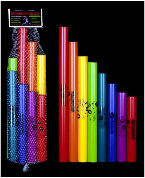 Boomwhackers Bw-Dg Diatonisk (C-Dur) Melodisk Rytmeinstrument (8 Rør)