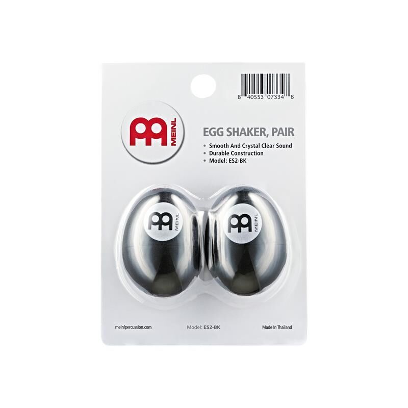 Meinl Es-2-Bk Plastikk Egg Shaker Par Black (2stk.) (B)
