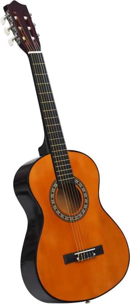 vidaXL Klassisk gitar for nybegynnere og barn 1/2 34" lind