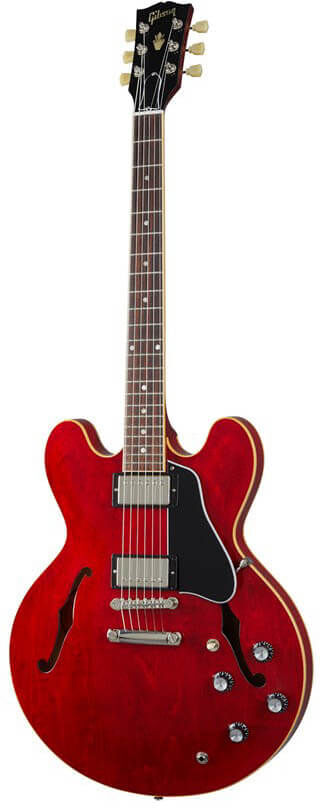 Gibson ES-335 el-gitar sixties cherry