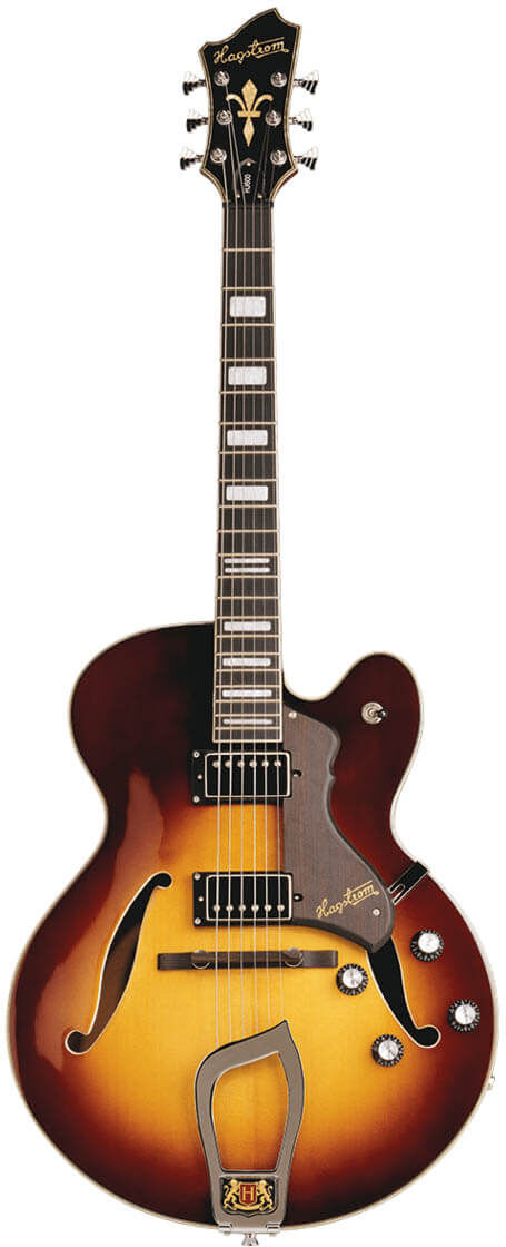 Hagström HJ800 el-gitar vintage sunburst