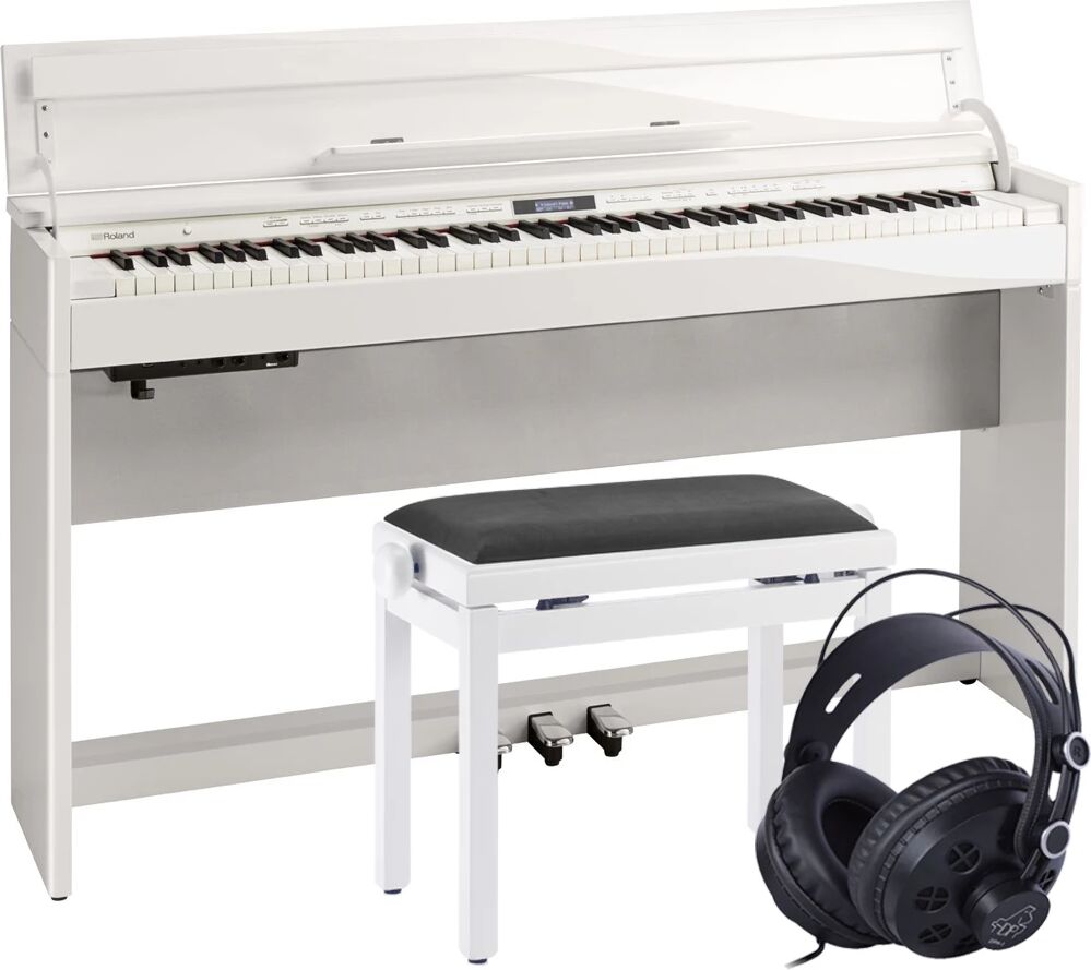 Roland Dp603 Blank Hvit Digital Piano Pakkeløsning