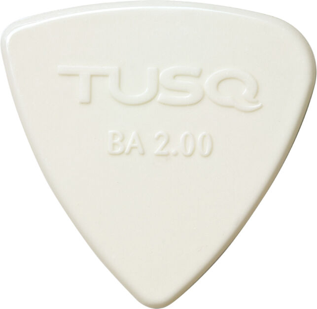 Graph Tech PQP-0402-W4 TUSQ Bi-Angle Pick 2mm White (Bright) 4 Pack