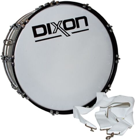 Dixon PMZ-8218 Marching Basstromme 18"x 12", White (4,8 kg)