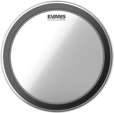 Evans 22"" EMAD Clear Bass Drumfell mit Dämpfungsring