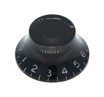 Göldo Pot Knob Hat Shape Black