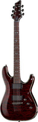 Schecter C-1 Hellraiser E-Gitarre schwarz/rot