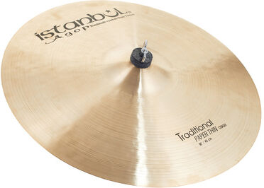 Istanbul Agop Traditional Paper Thin Crashbecken 18""