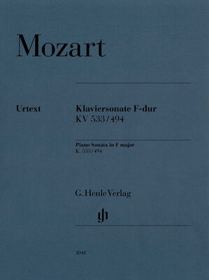 Henle Verlag Mozart Sonate F-Dur KV 533