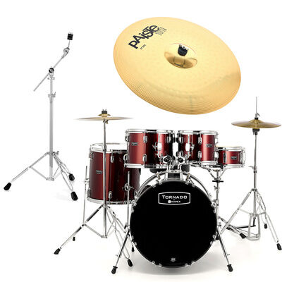 Mapex Tornado Junior Bundle Red