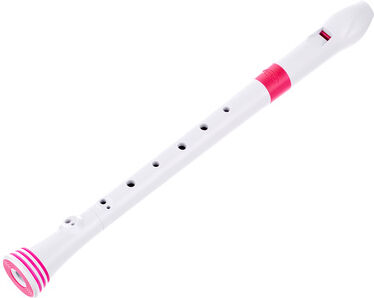 Nuvo Soprano Recorder white-pink