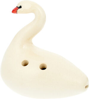 Thomann Ocarina 4H F Soprano Swan male