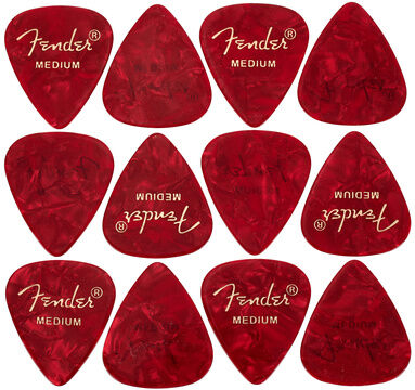 Fender Red Moto Pick Medium