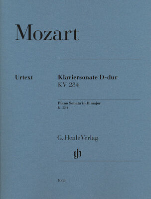 Henle Verlag Mozart Sonate D-Dur KV 284