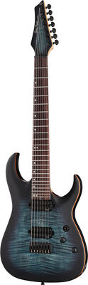 Harley Benton Amarok-7 BKBL Flame Burst