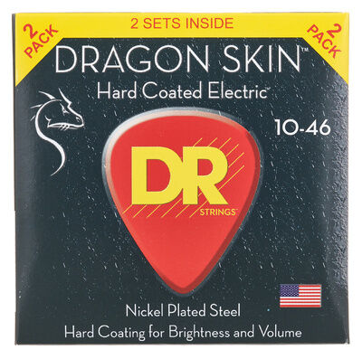 DR Strings Dragon Skin DSE-2/10 2-Pack