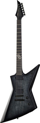 Solar Guitars E2.6FBB-27 Baritone Flame BK