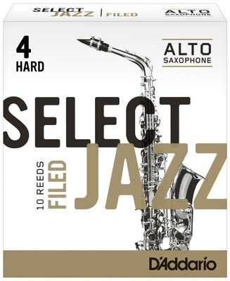 DAddario Woodwinds Select Jazz Filed Alto 4H
