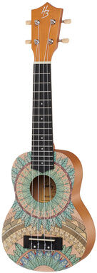 Harley Benton World-S Fresh Aqua Ukulele