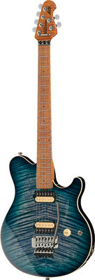 Music Man Axis Yucatan Blue Flame MN