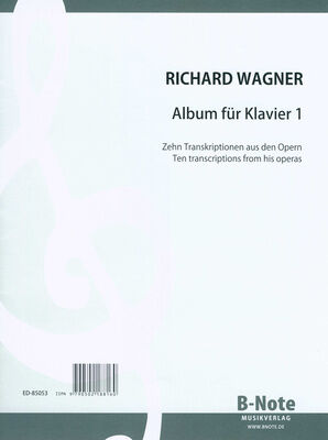 B-Note Musikverlag Wagner Album for Klavier 1