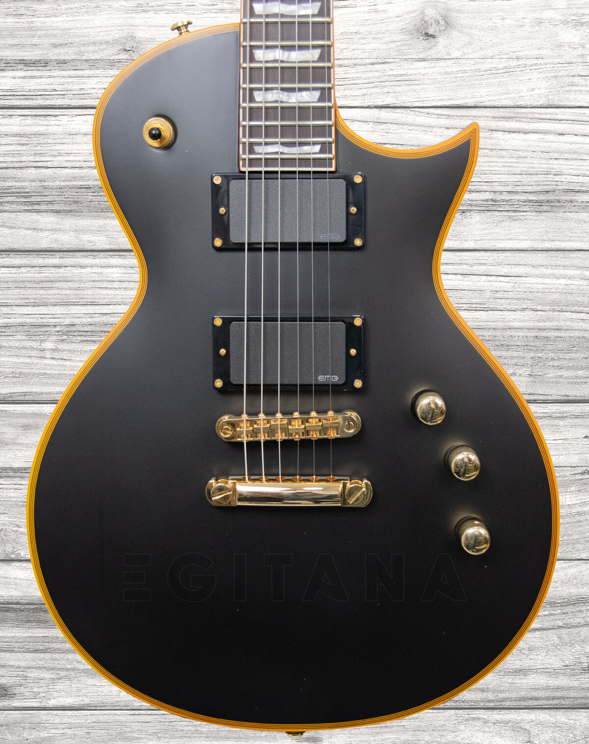ESP LTD EC-1000 Vintage Black Guitarras formato Single Cut